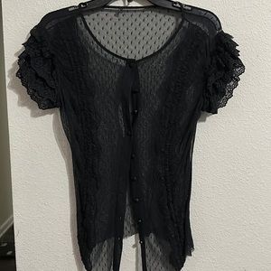 No name brand mesh blouse